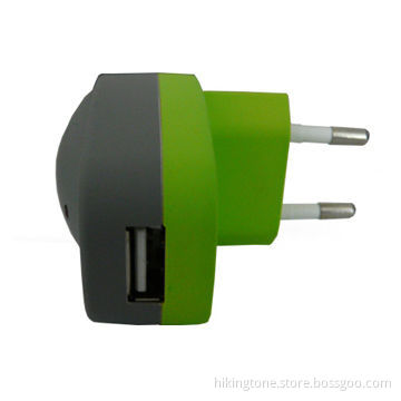 Car and Home Portable Universal USB Travel Charger Adapter with Output 5V/1A